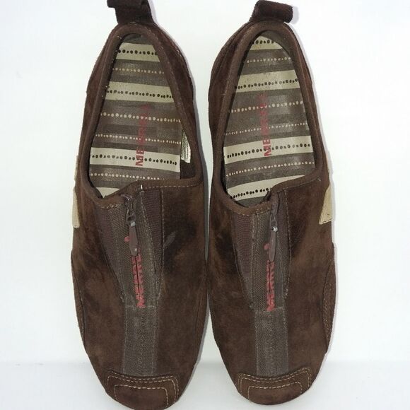 Merrell Barrado Leather Chestnut Women's Casual Shoes Women's‎ Size 8 Brown - Picture 6 of 8